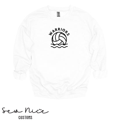 WARRIORS FHS Water Polo- Unisex Adult/Youth Crewneck Sweatshirt