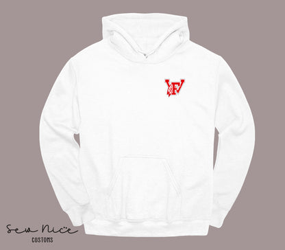 Embroidered 12U Logo- Adult/Youth Unisex Hoodie