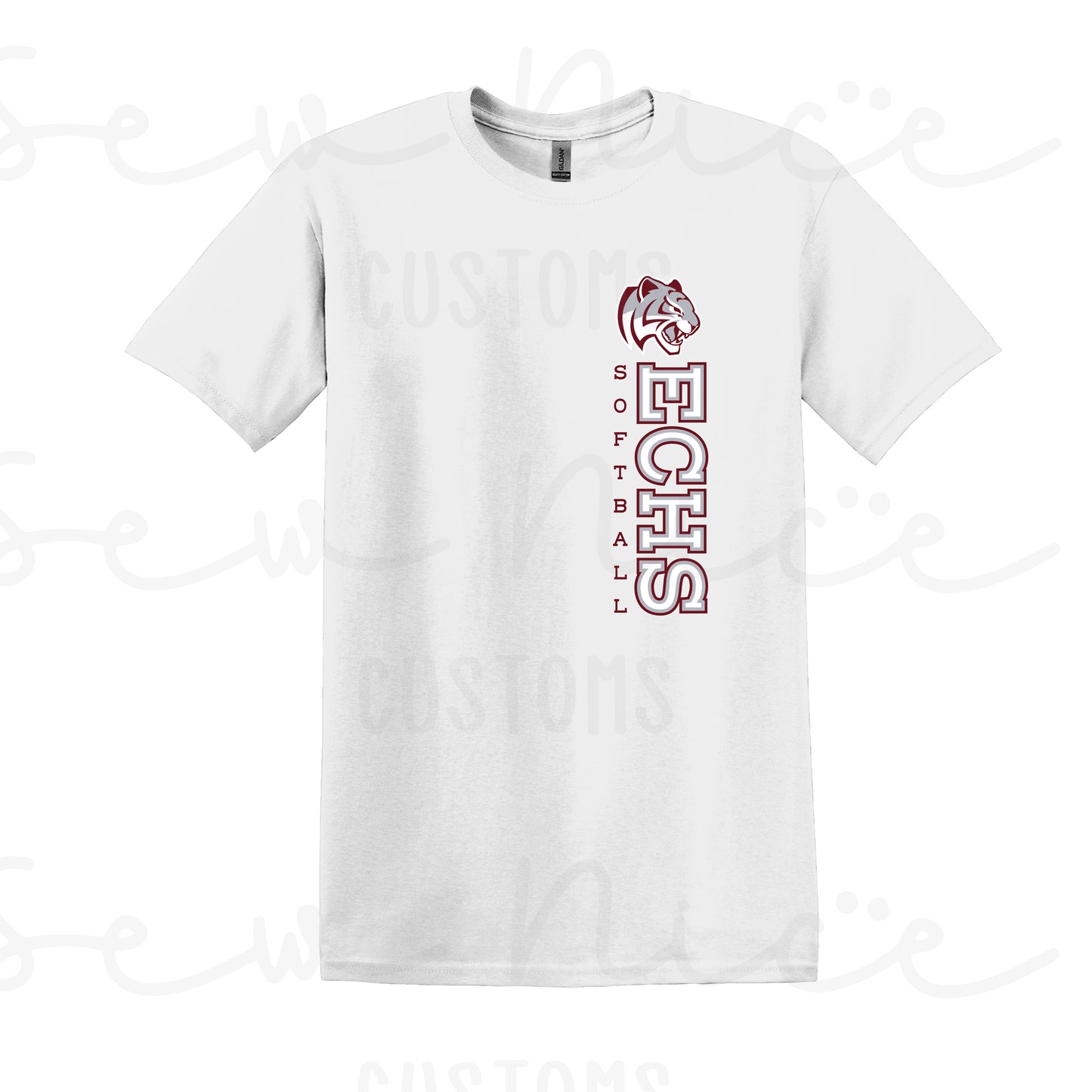 ECHS Softball- Unisex Adult/Youth T-Shirt