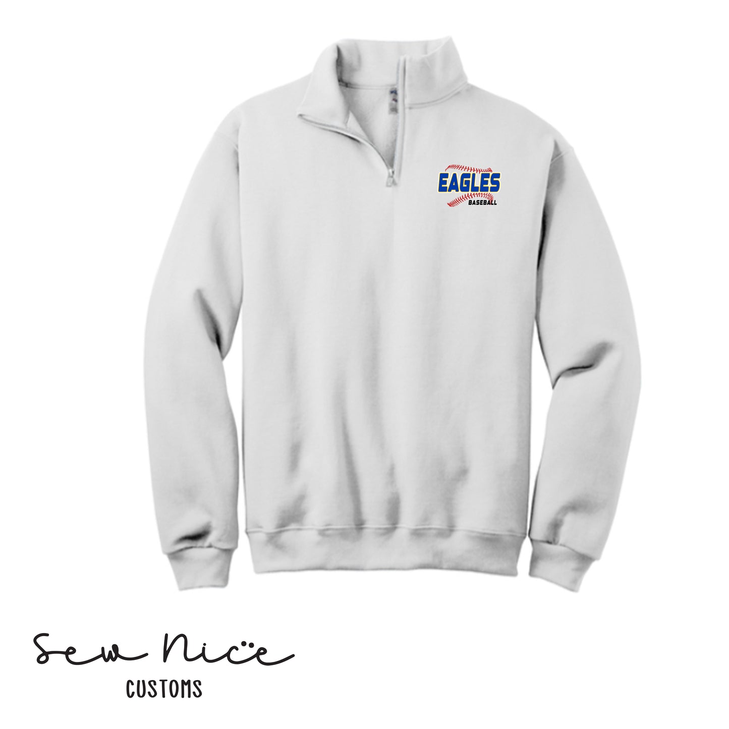 EAGLES Seam Design- Unisex Adult/Youth 1/4 Zip