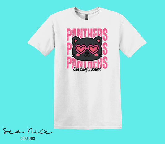Panther Valentine's- Unisex Adult/Youth T-Shirt