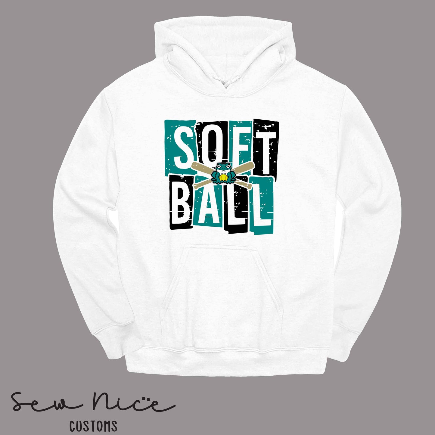 Guajome Block Softball- Unisex Adult/Youth Hoodie