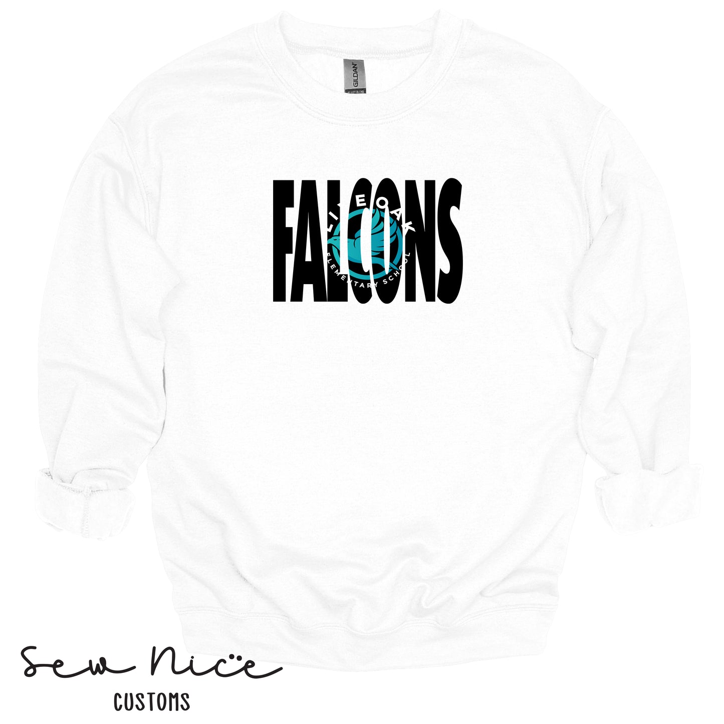 FALCON Inside Logo- Unisex Adult Crewneck Sweatshirt