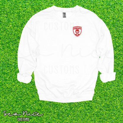 EMBROIDERED San Marcos FC- Unisex Adult/Youth Crewneck Sweatshirt
