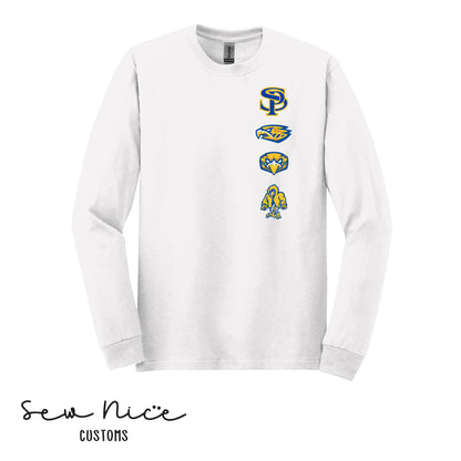 SP- Logo Row- Unisex Adult/Youth Long Sleeve Shirt