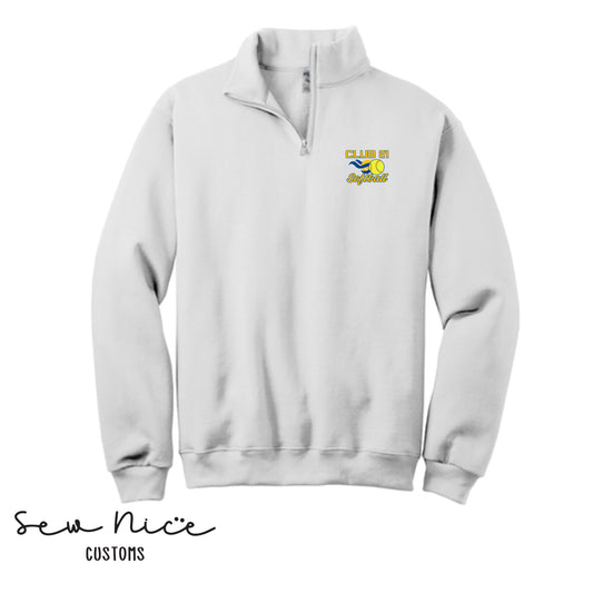 Club 21 Softball- Unisex Adult/Youth 1/4 Zip Sweatshirt