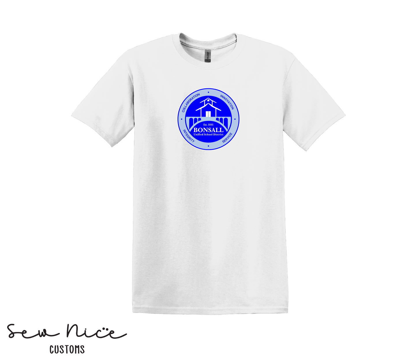 Bonsall District Logo- Unisex Adult T-Shirt