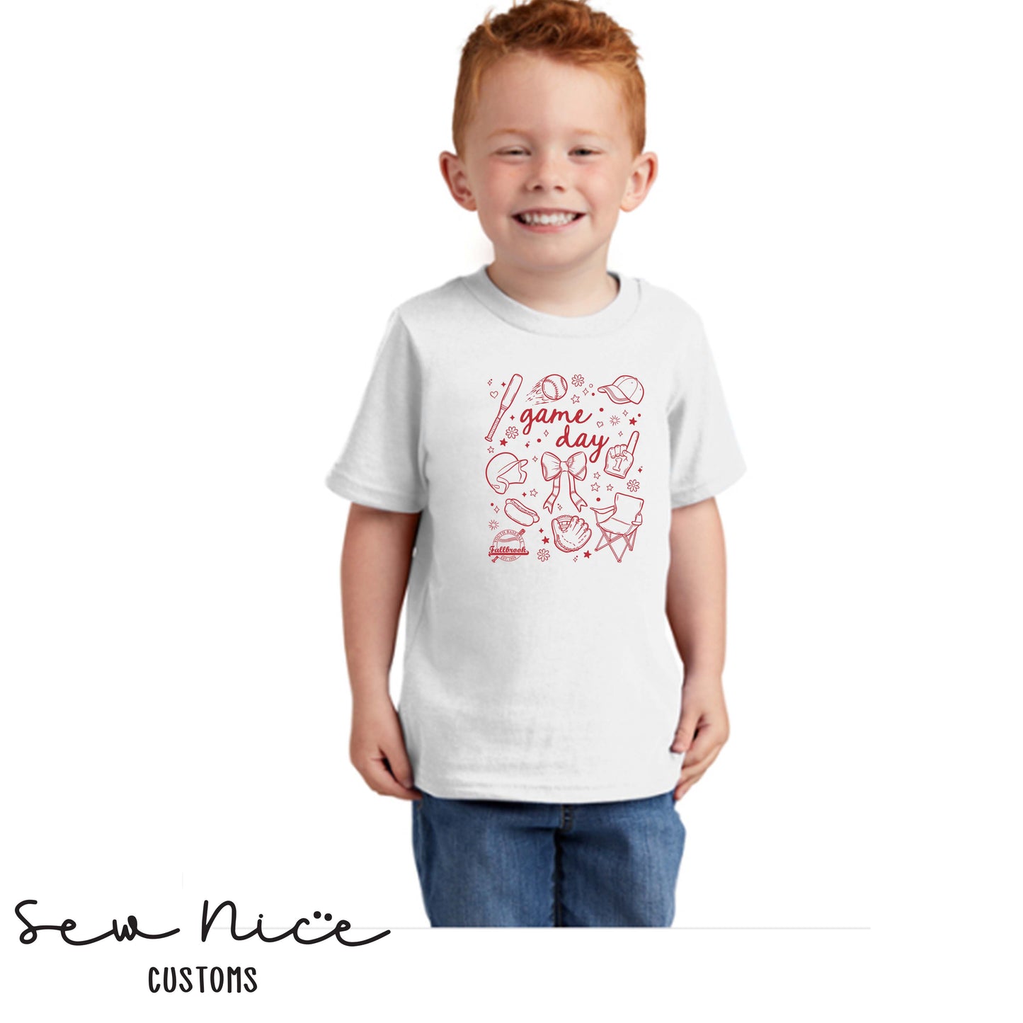 FYB Doodle Game Day- Unisex TODDLER Shirt
