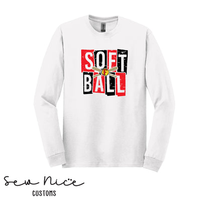 FHS Softball Blocks- Unisex Adult/Youth Long Sleeve Shirt