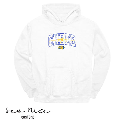CHEER Eagles Script- Unisex Adult/Youth Hoodie