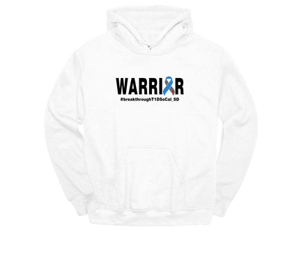 WARRIOR T1D- Unisex Adult/Youth Hoodie