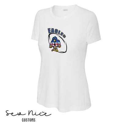 SP Eagles American Flag Robe- Ladies Dri Fit Shirt