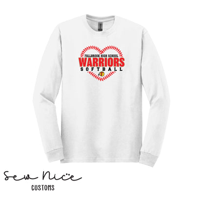 FHS Warriors Seam Heart- Unisex Adult/Youth Long Sleeve Shirt