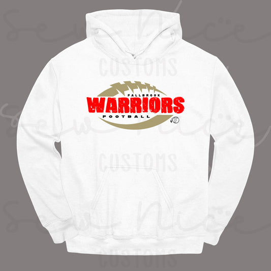 Distressed Fallbrook Warriors - Hoodie