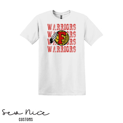 Warriors Stacked FHS Water Polo - Unisex Adult/Youth T-Shirt