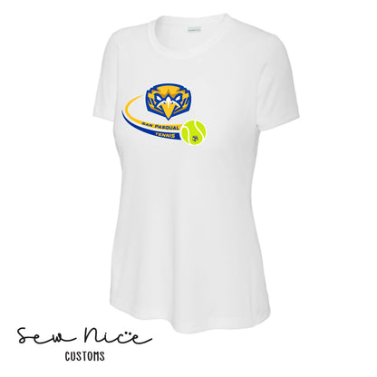 SP Eagles Swoosh Tennis- Ladies Dri Fit Shirt