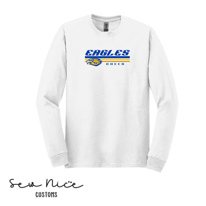 SP Eagles Lines Cheer- Unisex Adult/Youth Long Sleeve Shirt