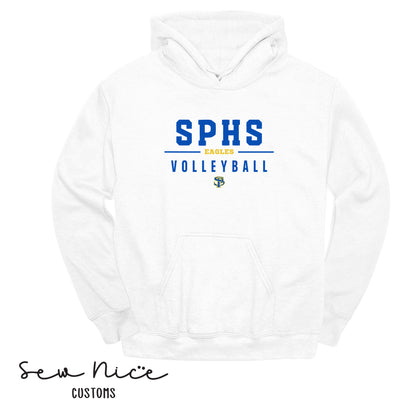 SPHS Eagles Volleyball Adult/Youth Unisex Hoodie