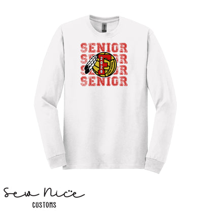 FHS Water Polo Stacked SENIOR 2026- Unisex Adult/Youth Long Sleeve Shirt