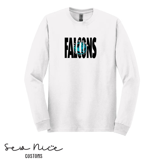 Falcons Inside Logo- Unisex Adult Long Sleeve