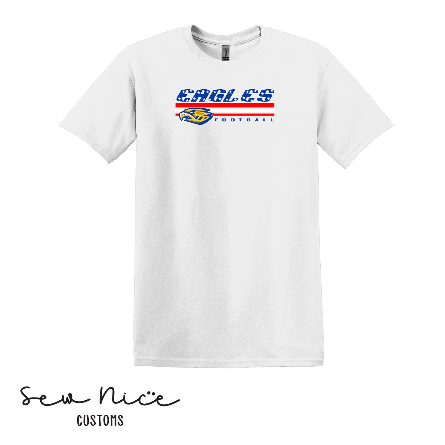 SP American Flag Eagles- Unisex Adult/Youth T-Shirt