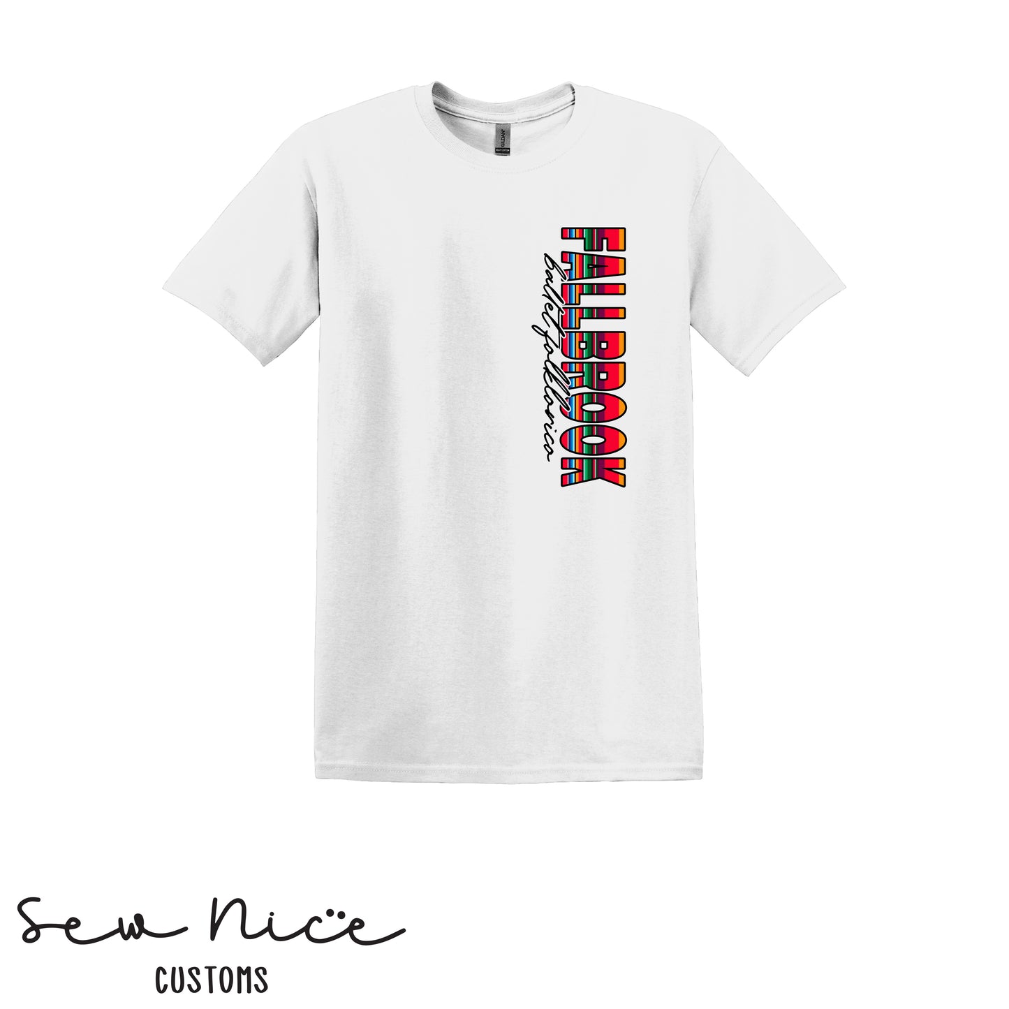 Fallbrook Serape Side Print- Unisex Adult/Youth Shirt