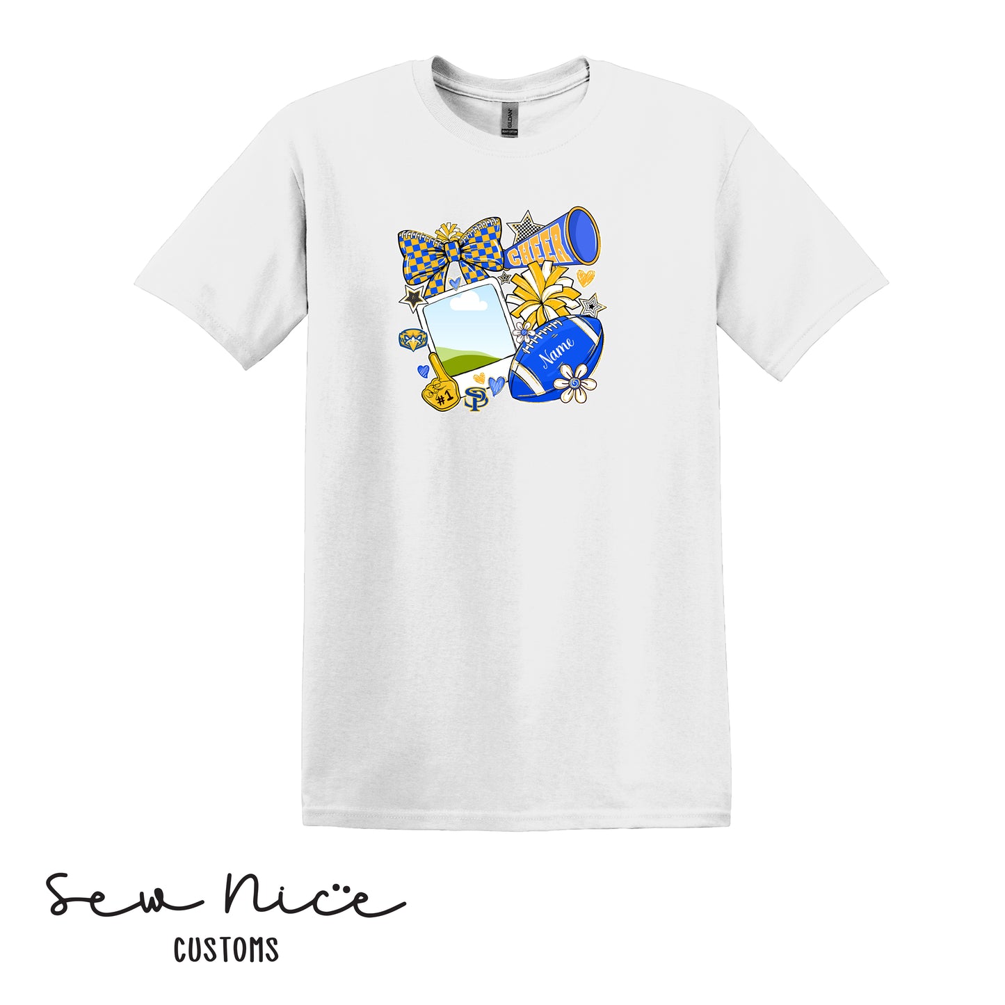 Custom SP Cheer Pic- Unisex Adult/Youth T-Shirt