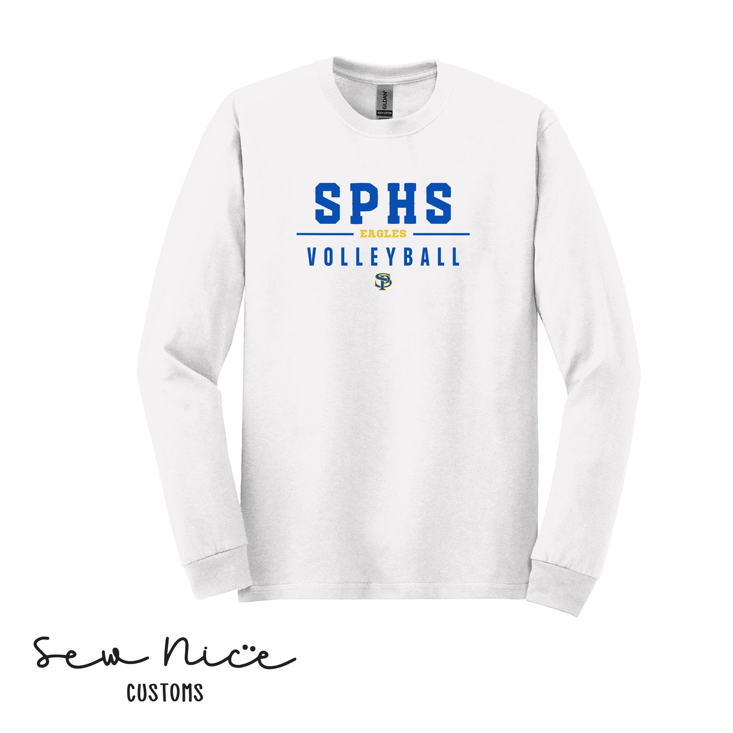 SPHS Eagles Volleyball Adult/Youth Unisex Long Sleeve Shirt