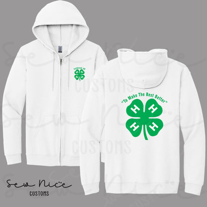 4H-To Make The Best Better- Full Zip Hoodie