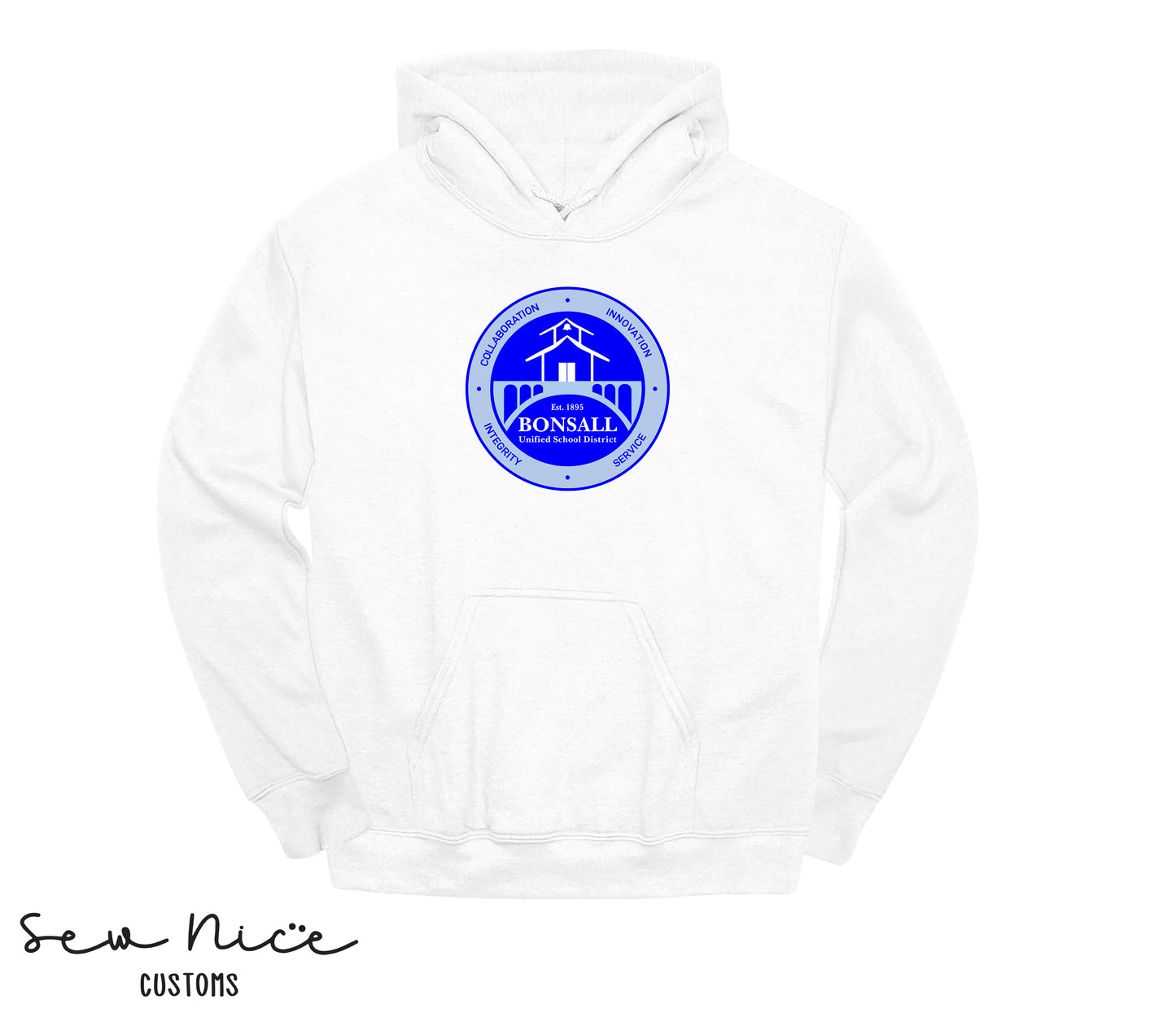 Bonsall District Logo Unisex Adult Hoodie