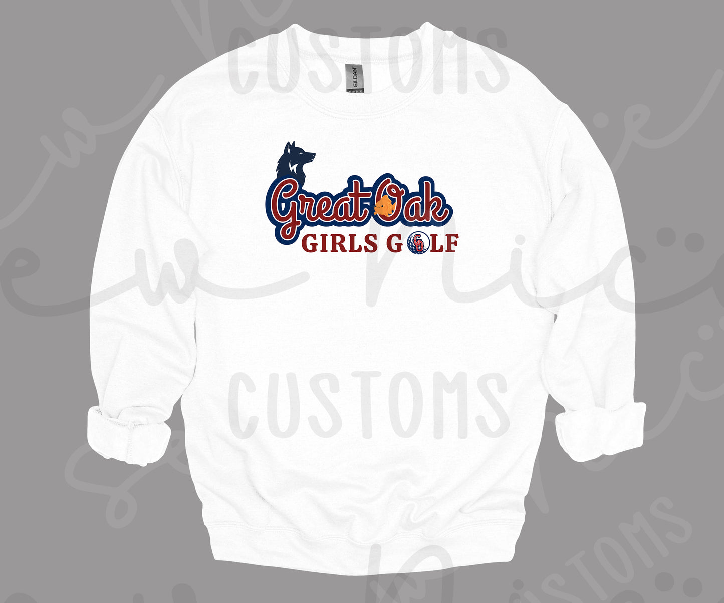 Great Oak Girls Golf - Unisex Crewneck Sweatshirt