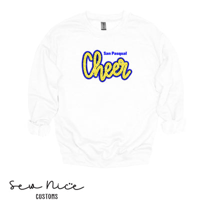 SP Cheer Embroidered Applique-Unisex Adult/Youth Crewneck Sweatshirt