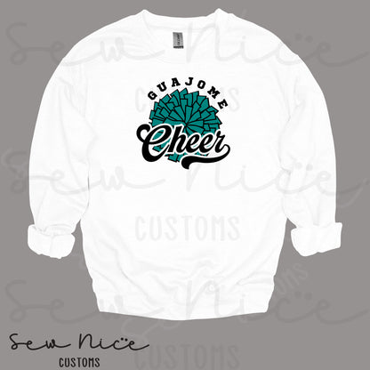 Guajome Pom Pom Single Print- Crewneck Sweatshirt