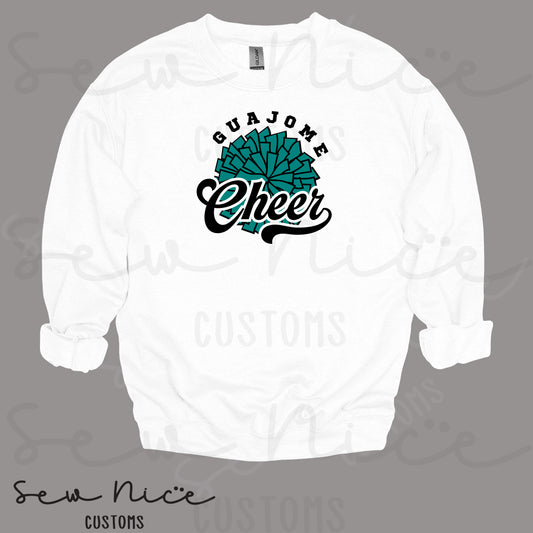 Guajome Pom Pom Single Print- Crewneck Sweatshirt
