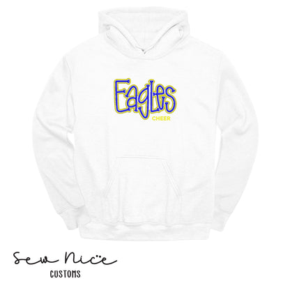 Eagles Embroidered 3D Puff - Adult/Youth Hoodie