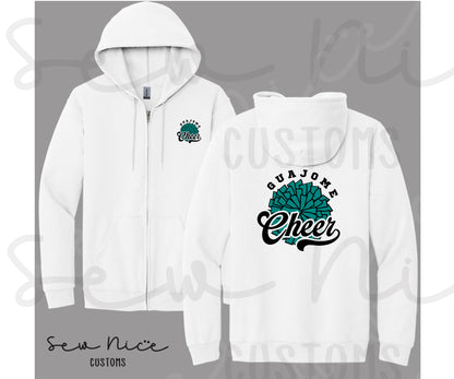Guajome Pom Pom Cheer-Full Zip Hoodie