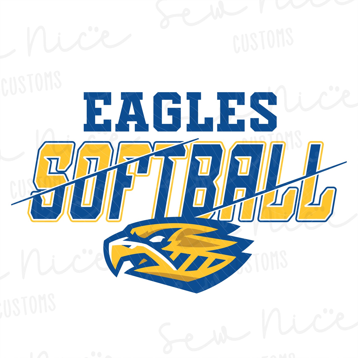 Eagles Slash Softball- Ladies Dri Fit Shirt
