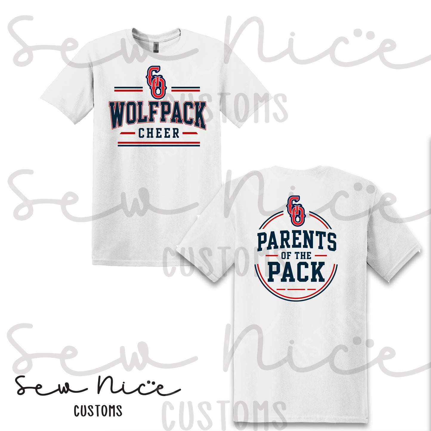 GO Wolfpack Cheer- Parent Pack - Unisex T-Shirt