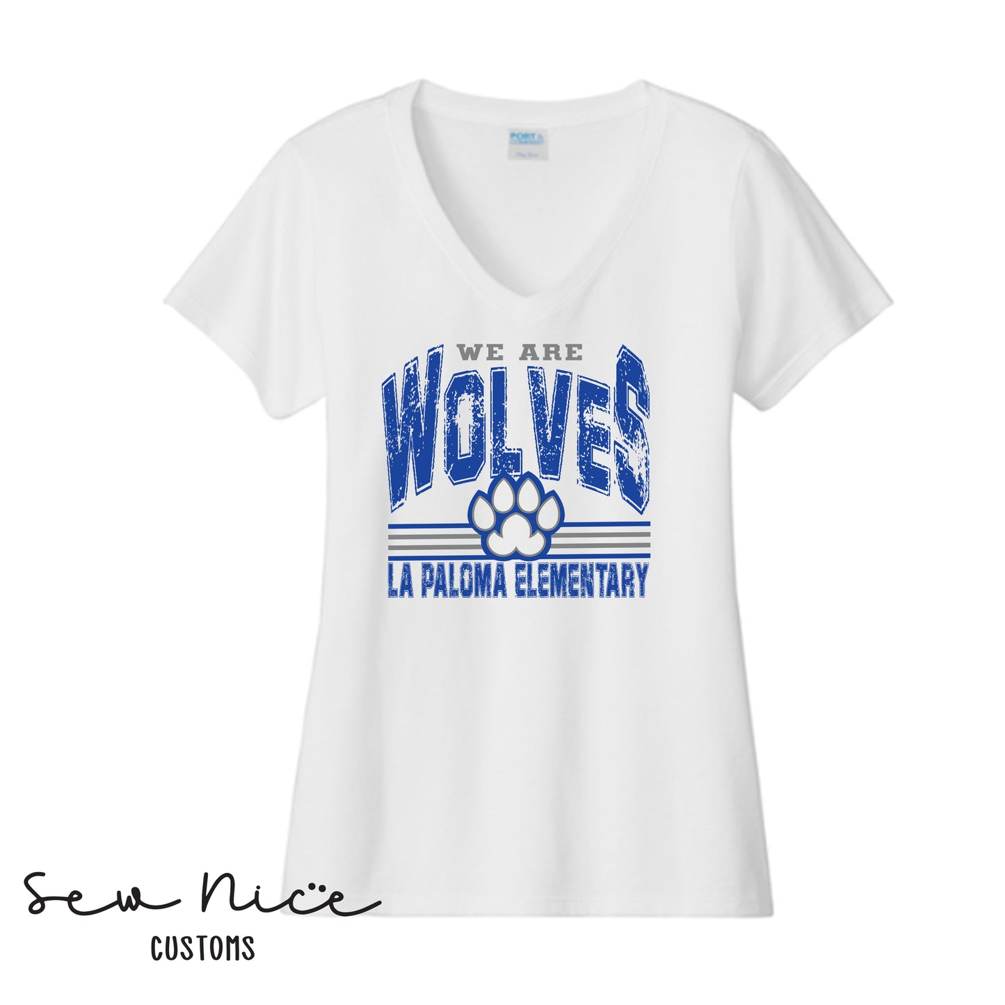 La Paloma-WE ARE WOLVES- Ladies V-Neck Shirt