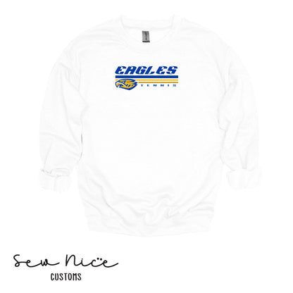 SP Eagles Lines- Tennis- Unisex Adult/Youth Crewneck Sweatshirt