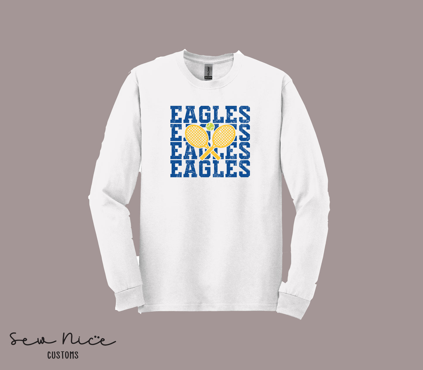 SP Eagles Stacked - Unisex Adult/Youth Long Sleeve Shirt