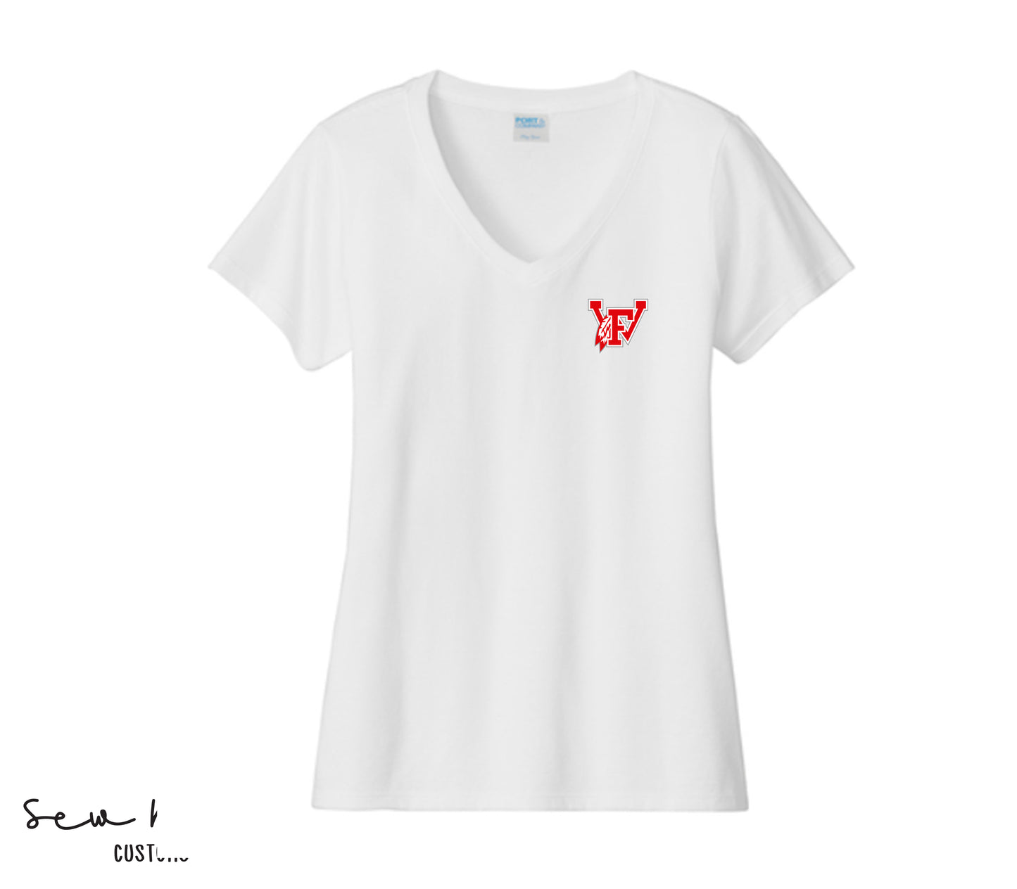 FW 12U Logo- Ladies V-Neck