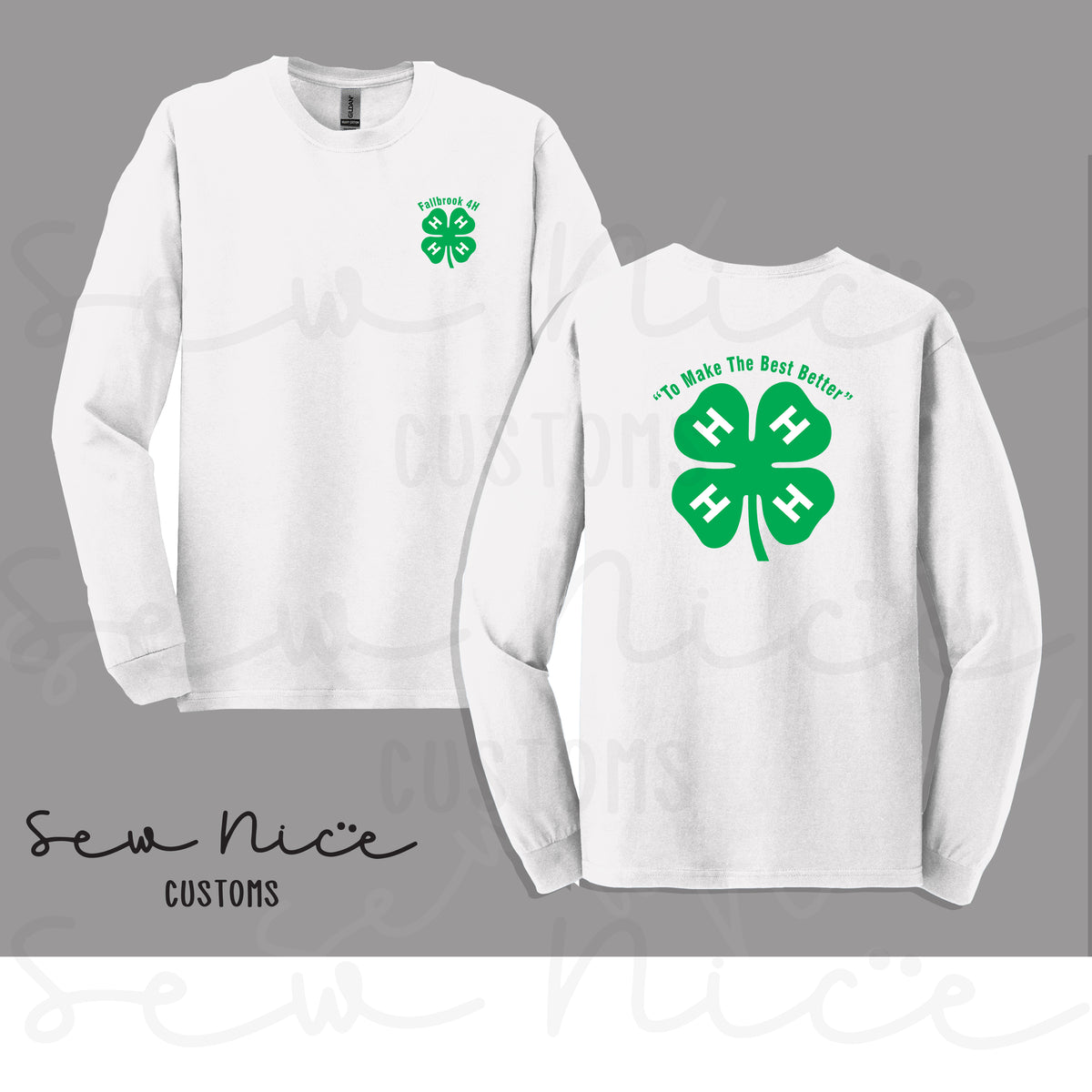 4H- To Make The Best Better- Long Sleeve Shirt