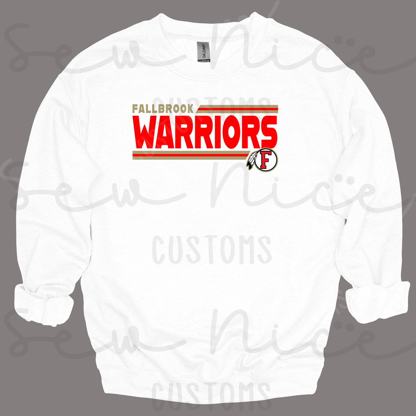 Warriors Lines- Crewneck Sweatshirt