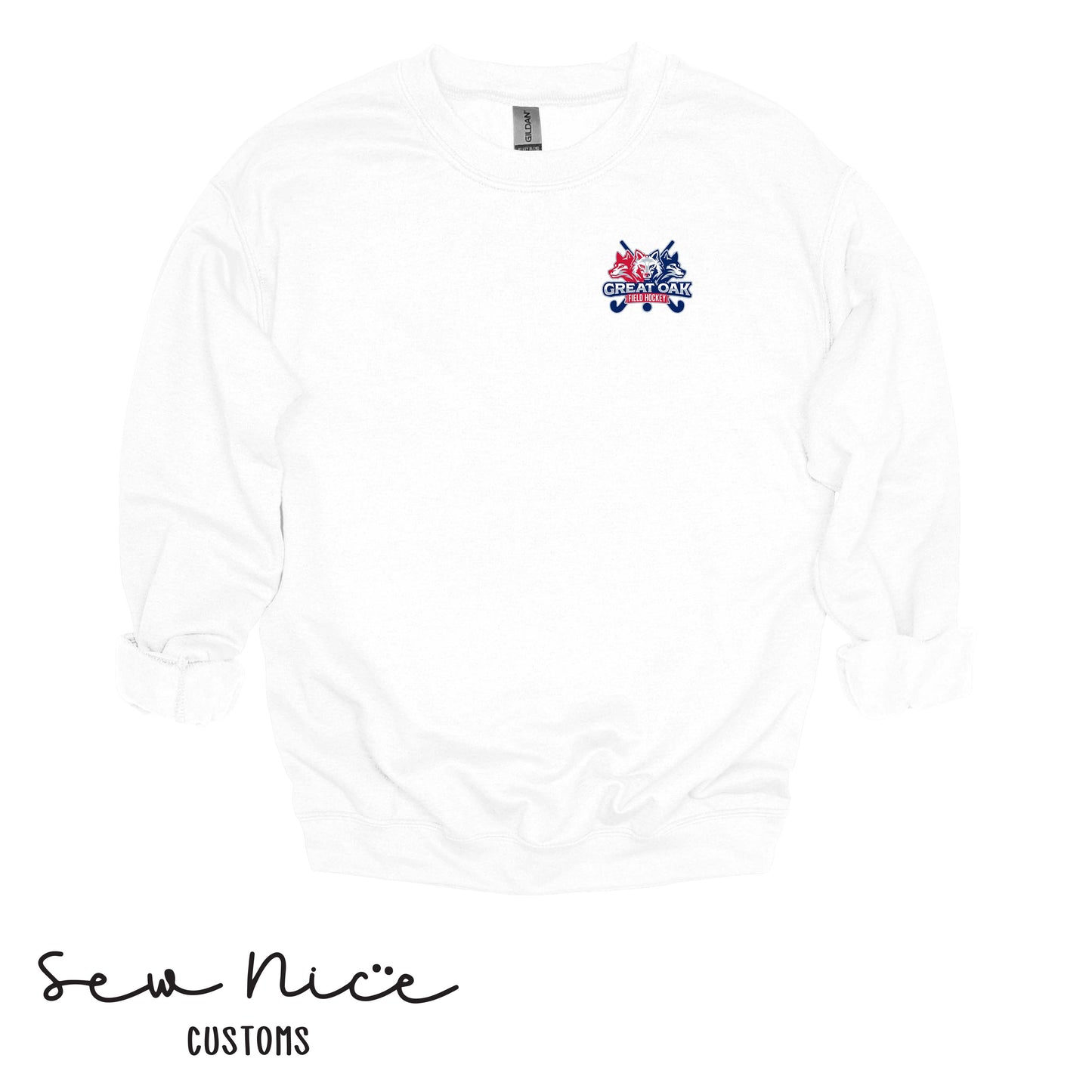 GO Wolfpack Field Hockey Unisex Adult/Youth Crewneck Sweatshirt