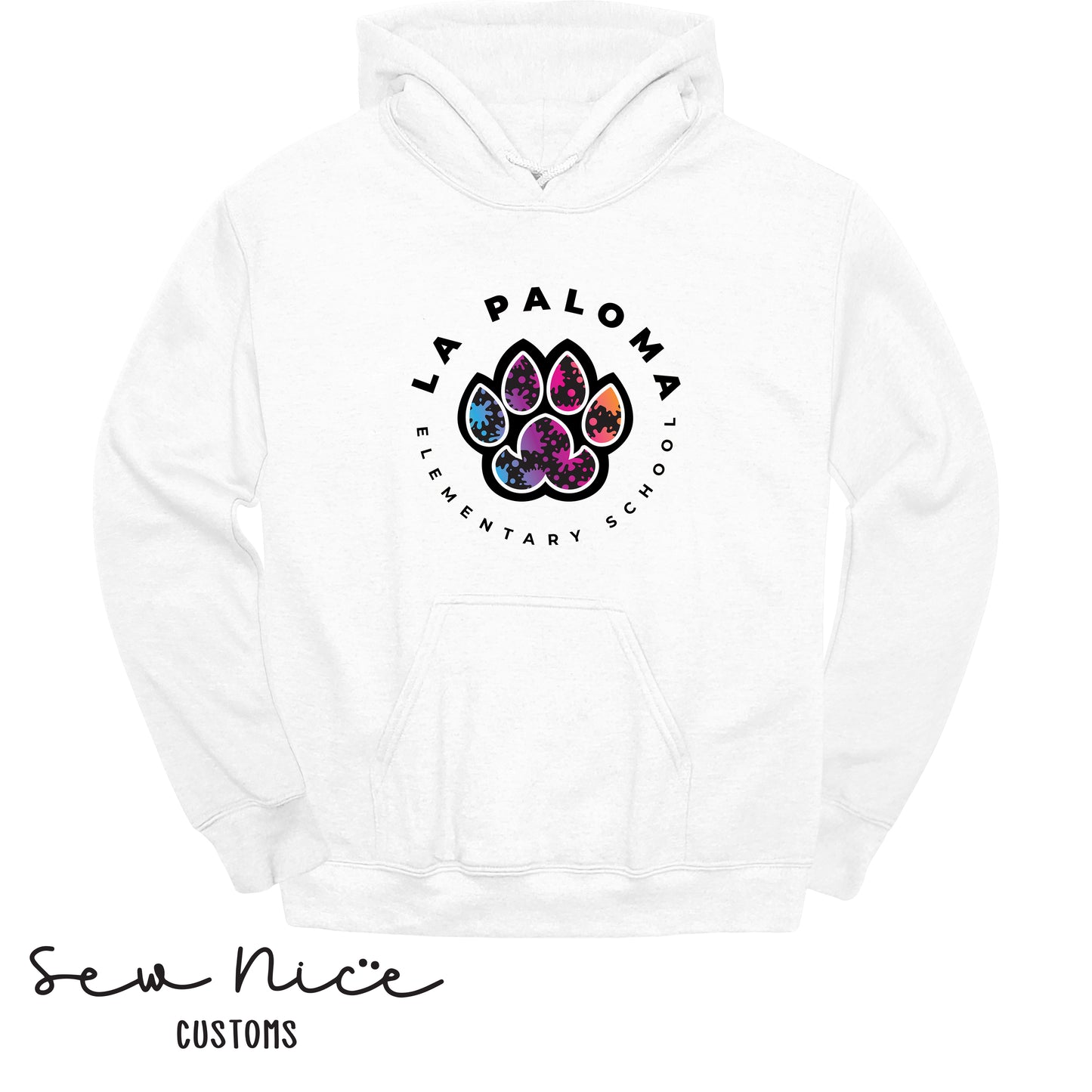 La Paloma PAINT SPLATTER- Unisex Adult/Youth Hoodie