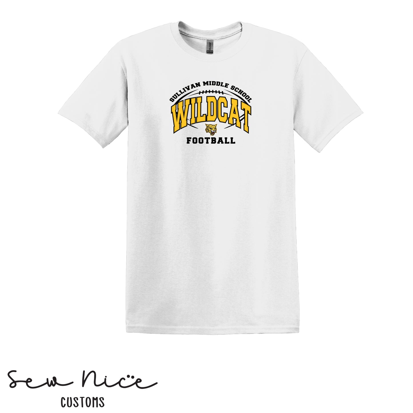 Sullivan Wildcat Football- Unisex Adult/Youth T-Shirt