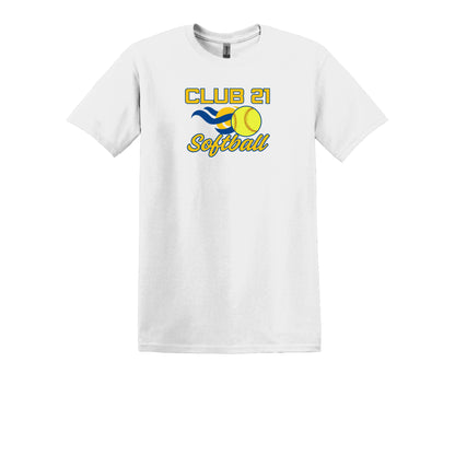 Club 21 Softball- Unisex Adult/Youth T-Shirt