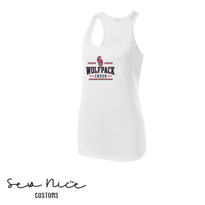 Go Wolfpack Cheer- Ladies Dri Fit Tank Top