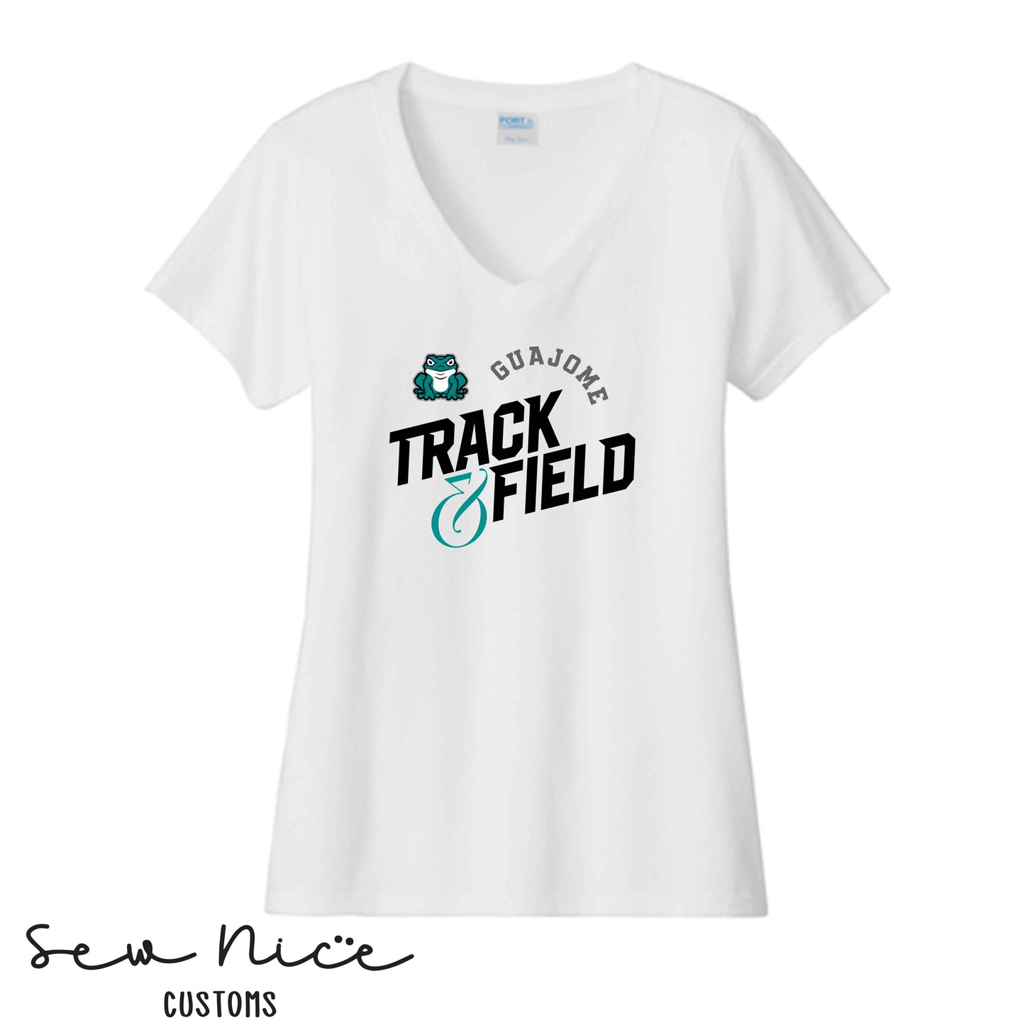 Guajome TRACK & FIELD- Ladies V-Neck Shirt